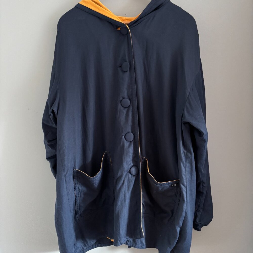 Vintage Navy + Yolk Hooded Jacket